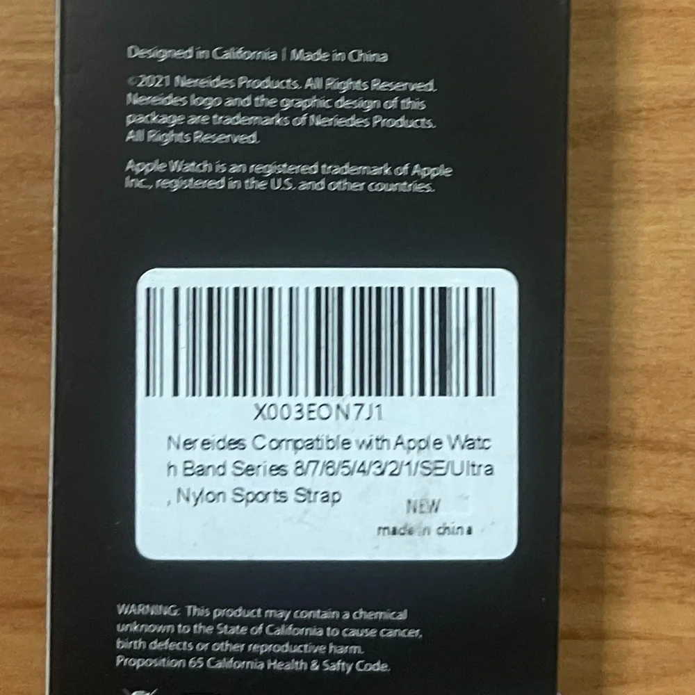 Open Box Aqua Blue Watch Strap Compatible with Apple Watch *** See pictures